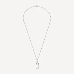 Sterling Silver Pebble Shaped Pendant