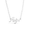 Sterling Silver Personalised Name Necklace (up to 6 letters) (Special Order: 3-5 weeks)