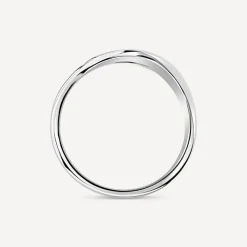 Sterling Silver Plain Fancy Swirl Ring
