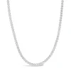Sterling Silver Single Row Crystal Necklet
