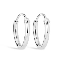 Sterling Silver Small Hoop Earrings