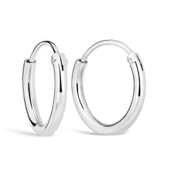 Sterling Silver Small Hoop Earrings