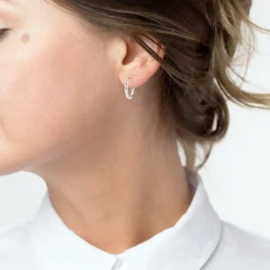 Sterling Silver Small Hoop Earrings