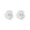 Sterling Silver Small Rose Stud Earrings