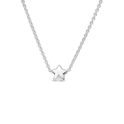 Sterling Silver Small Star Necklet