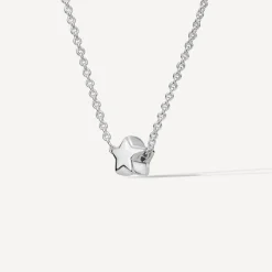 Sterling Silver Small Star Necklet