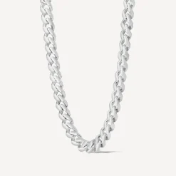Sterling Silver Square Curb 20' Men's Chain