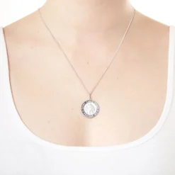 Sterling Silver St Christopher Medal (Chain Included)