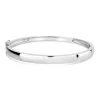 Sterling Silver Wide Court Bangle