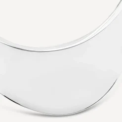 Sterling Silver Wide Polished Cuff Bangle