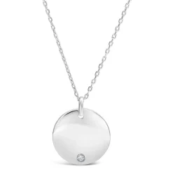 Sterling Silver 'Will You Marry Me' Pendant
