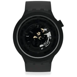 Swatch Big Bold Bioceramic C-Black Strap Watch