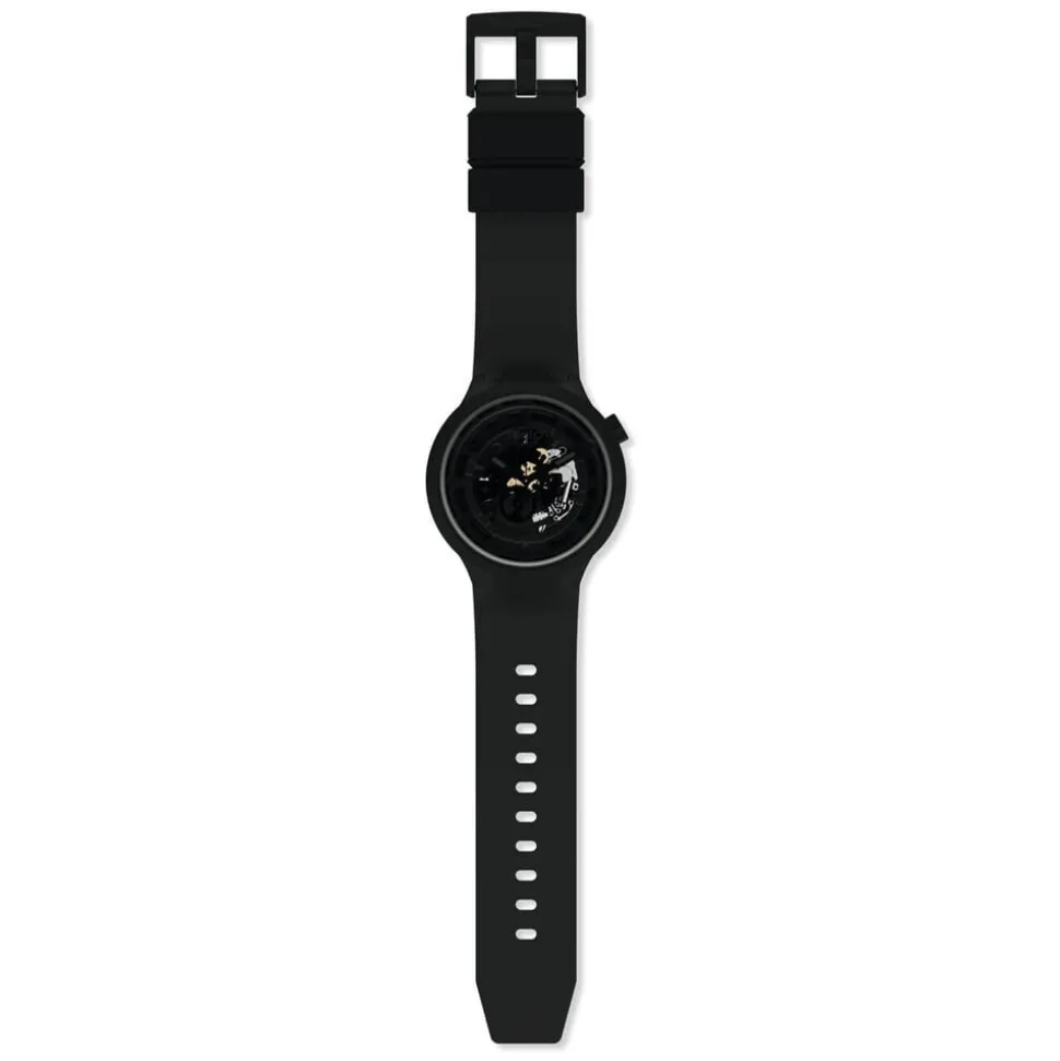 Swatch Big Bold Bioceramic C-Black Strap Watch