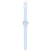 Swatch Casual Blue 25mm Transparent Multicolour Dial Blue Strap Ladies Watch