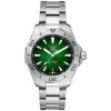 TAG Heuer Aquaracer Professional 200 Date 40mm Green Dial Stainless Steel Bracelet Watch