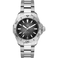 TAG Heuer Aquaracer Professional 200 Date 40mm Black Dial Stainless Steel Bracelet Watch
