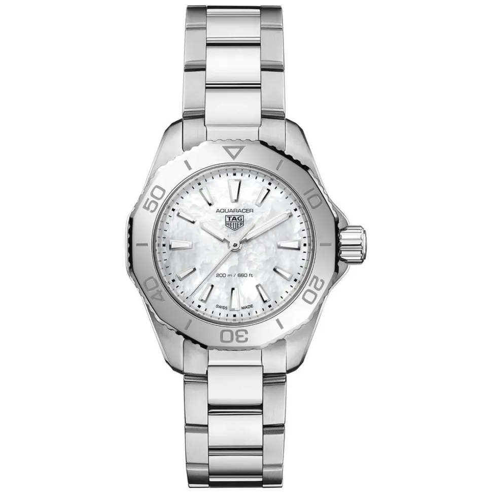 TAG Heuer Aquaracer Professional 200 30mm MOP Dial Stainless Steel Bracelet Watch