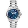 TAG Heuer Aquaracer Professional 200 Chronograph 40mm Blue Dial Stainless Steel Bracelet Watch