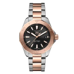 TAG Heuer Aquaracer Professional 200 Solargraph 40mm Black Dial Bracelet Watch