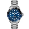 TAG Heuer Aquaracer Professional 300 GMT 42mm Blue Dial Steel Bracelet Watch