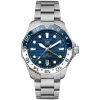 TAG Heuer Aquaracer Professional 300 GMT 43mm Blue Dial Stainless Steel Bracelet Watch