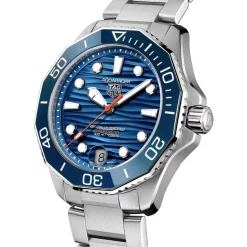 TAG Heuer Aquaracer Professional 300 Date 42mm Blue Dial & Bezel Stainless Steel Bracelet