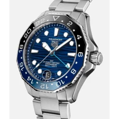TAG Heuer Aquaracer Professional 300 GMT 42mm Blue Dial Steel Bracelet Watch