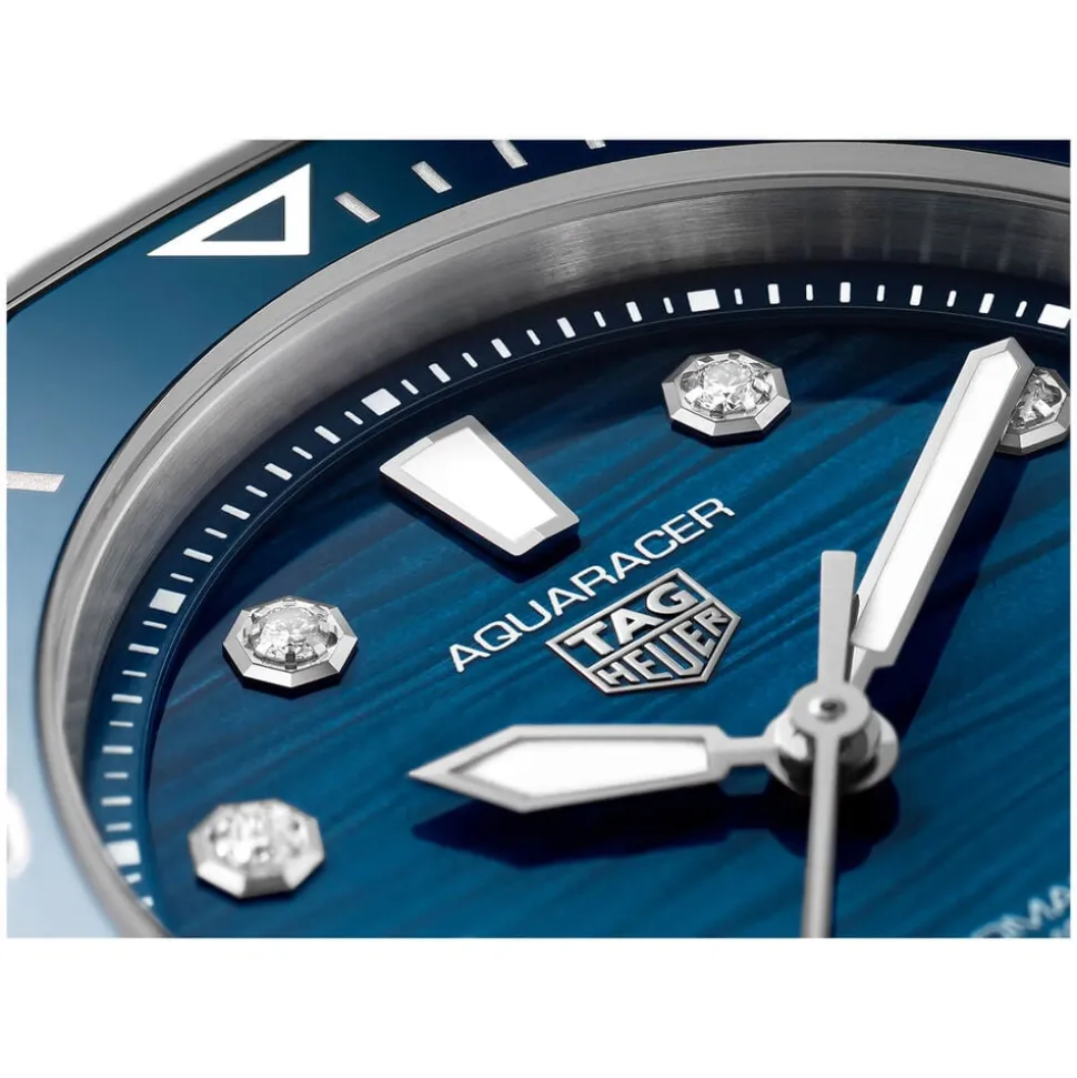 TAG Heuer Aquaracer Professional 300 36mm Blue Dial & Bezel Stainless Steel Bracelet Watch