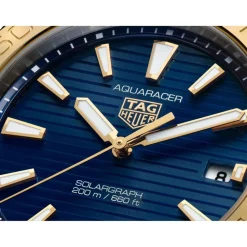 TAG Heuer Aquaracer Professional 200 Solargraph 40mm Blue Dial Bracelet Watch