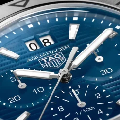 TAG Heuer Aquaracer Professional 200 Chronograph 40mm Blue Dial Stainless Steel Bracelet Watch