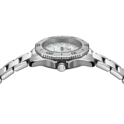 TAG Heuer Aquaracer Professional 200 30mm MOP Dial Diamond Dots Steel Bracelet Watch