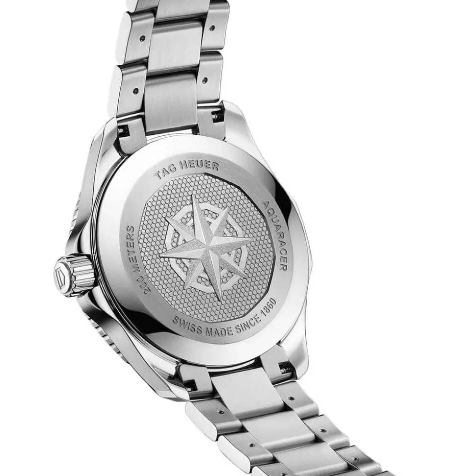 TAG Heuer Aquaracer Professional 200 Date 40mm Blue Smokey Dial Steel Bracelet Watch