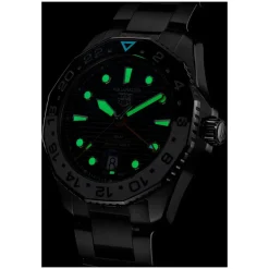 TAG Heuer Aquaracer Professional 300 GMT 43mm Blue Dial Stainless Steel Bracelet Watch