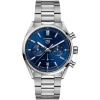 TAG Heuer Carrera Chronograph 42mm Blue Dial Stainless Steel Bracelet Watch