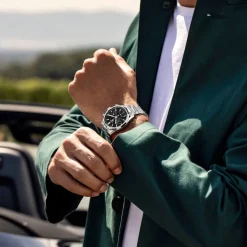 TAG Heuer Carrera Chronograph 42mm Black Dial Stainless Steel Bracelet Watch
