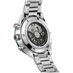 TAG Heuer Carrera Chronograph 44mm Green Dial & Bezel Stainless Steel Bracelet Watch