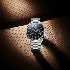 TAG Heuer Carrera Chronograph 42mm Black Dial Stainless Steel Bracelet Watch