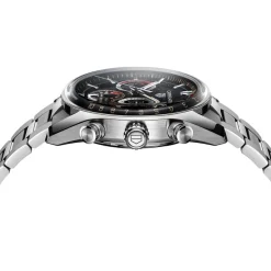 TAG Heuer Carrera Chronosprint X Porsche Rallye 42mm Black Dial Steel Bracelet Watch