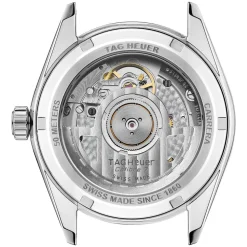 TAG Heuer Carrera Date 36mm Blue Dial Rose Gold Index Stainless Steel Bracelet Watch