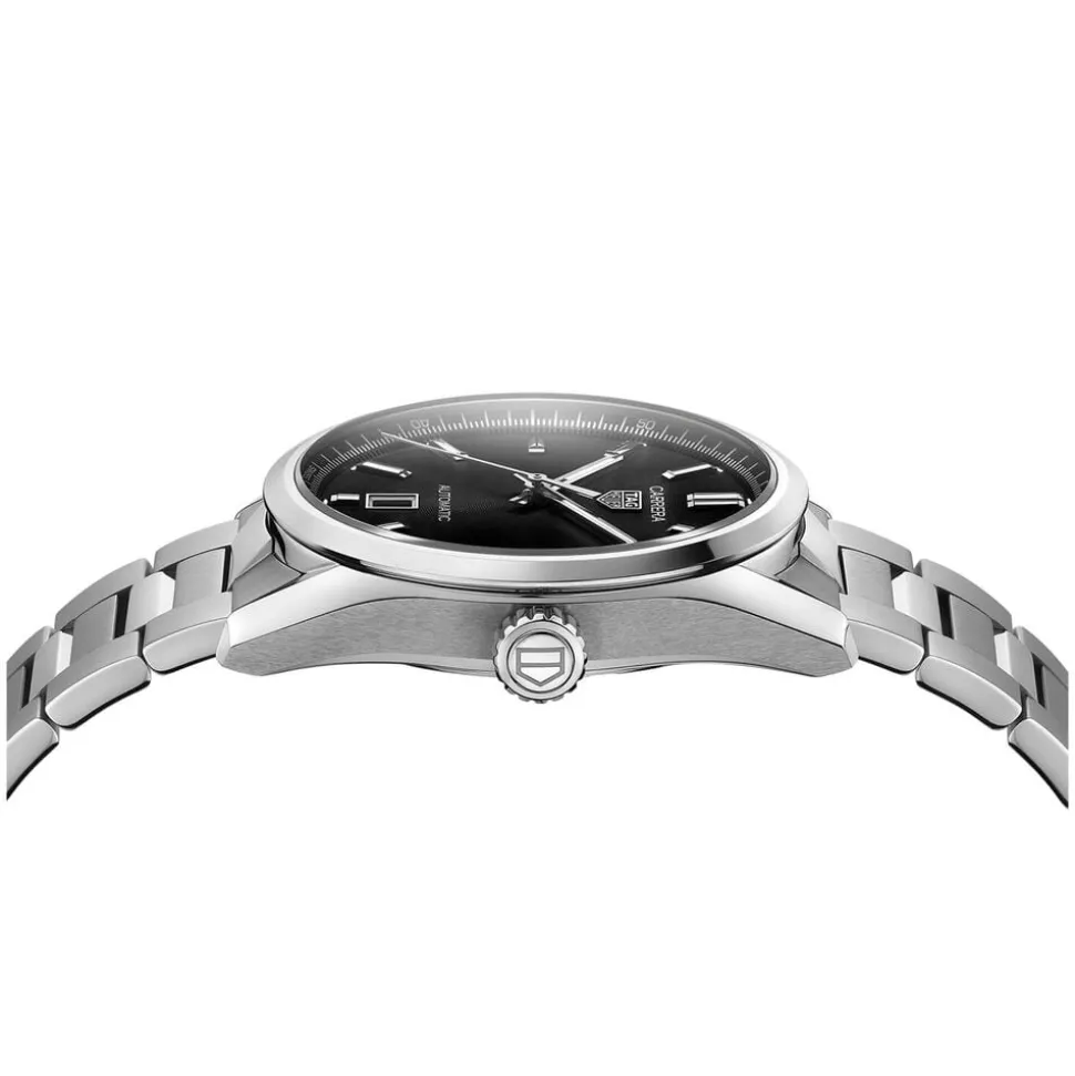 TAG Heuer Carrera Date 39mm Black Dial Stainless Steel Bracelet Watch