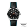 TAG Heuer Carrera Day-Date 41mm Black Dial Leather Strap Watch