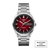 TAG Heuer Carrera Day-Date 41mm Smokey Red Dial Stainless Steel Bracelet Watch