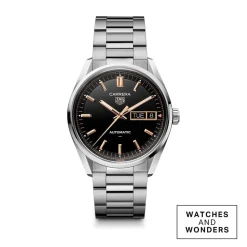 TAG Heuer Carrera Day-Date 41mm Black Dial Stainless Steel Bracelet Watch