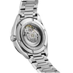 TAG Heuer Carrera Day-Date 41mm Black Dial Rose Gold Index Stainless Steel Bracelet Watch