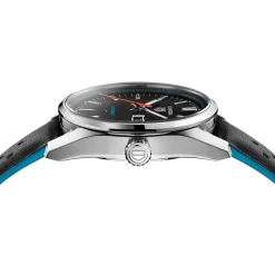 TAG Heuer Carrera Day-Date 41mm Black Dial Leather Strap Watch
