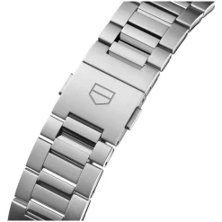TAG Heuer Carrera Day-Date 41mm Black Dial Rose Gold Index Stainless Steel Bracelet Watch