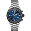 TAG Heuer Formula 1 Chronograph 43mm Blue Dial Black Bezel Stainless Steel Bracelet Watch