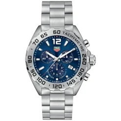 TAG Heuer Formula 1 Chronograph 43mm Blue Dial Stainless Steel Bracelet Watch