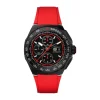 TAG Heuer Formula 1 Chronograph 44mm Black & Red Dial Red Rubber Strap Watch
