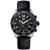 TAG Heuer Formula 1 Chronograph 43mm Black Dial Rubber Strap Watch